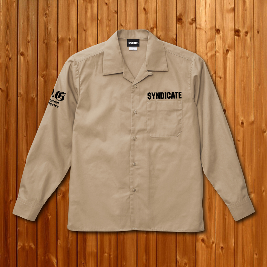 OG open collar L/S shirts詳細