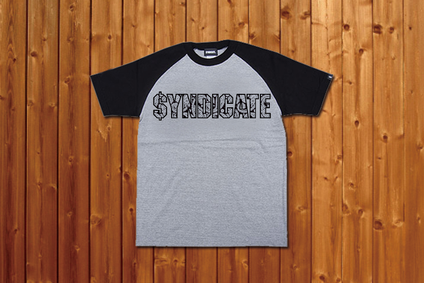 paisley-LOGO・raglan Tee BLACK/GRAY