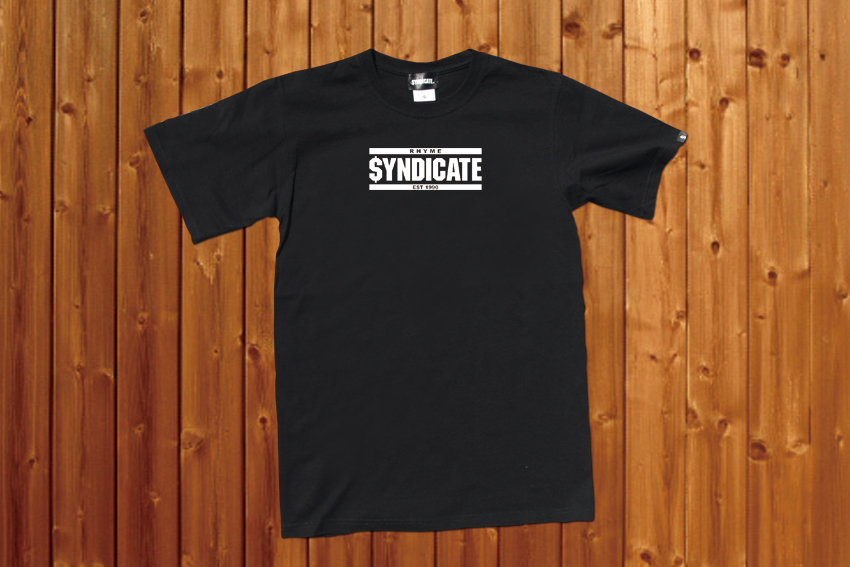 LINE LOGO Tee Black