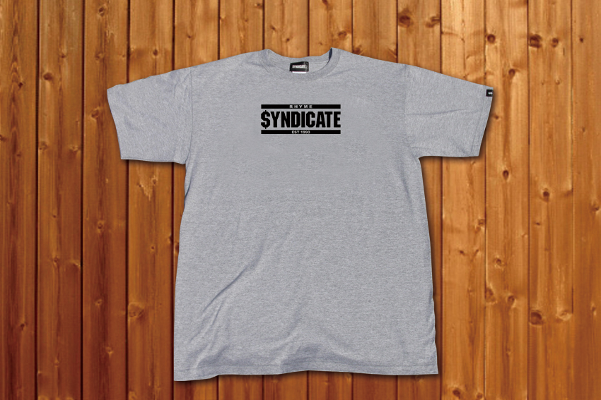 LINE LOGO Tee Gray